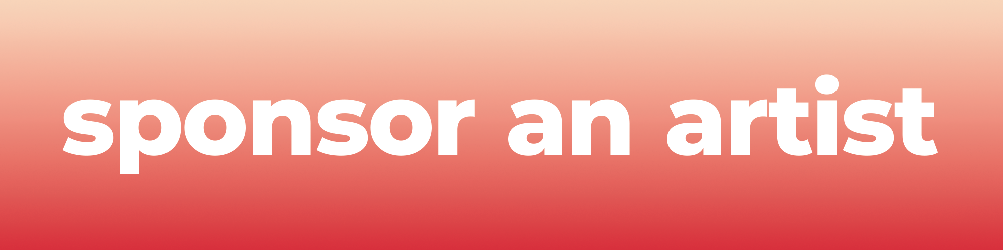 sponsor an artist Button All is Calm